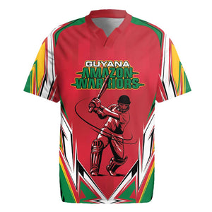 Guyana Cricket Amazon Warriors Custom Rugby Jersey Go Champion - African Pride
