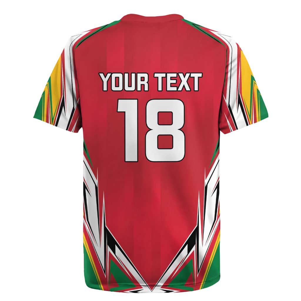 Guyana Cricket Amazon Warriors Custom Rugby Jersey Go Champion - African Pride