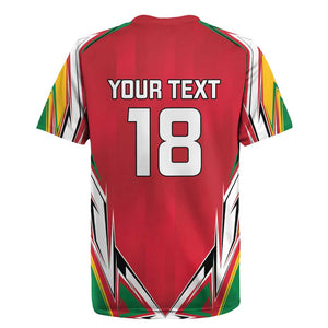 Guyana Cricket Amazon Warriors Custom Rugby Jersey Go Champion - African Pride