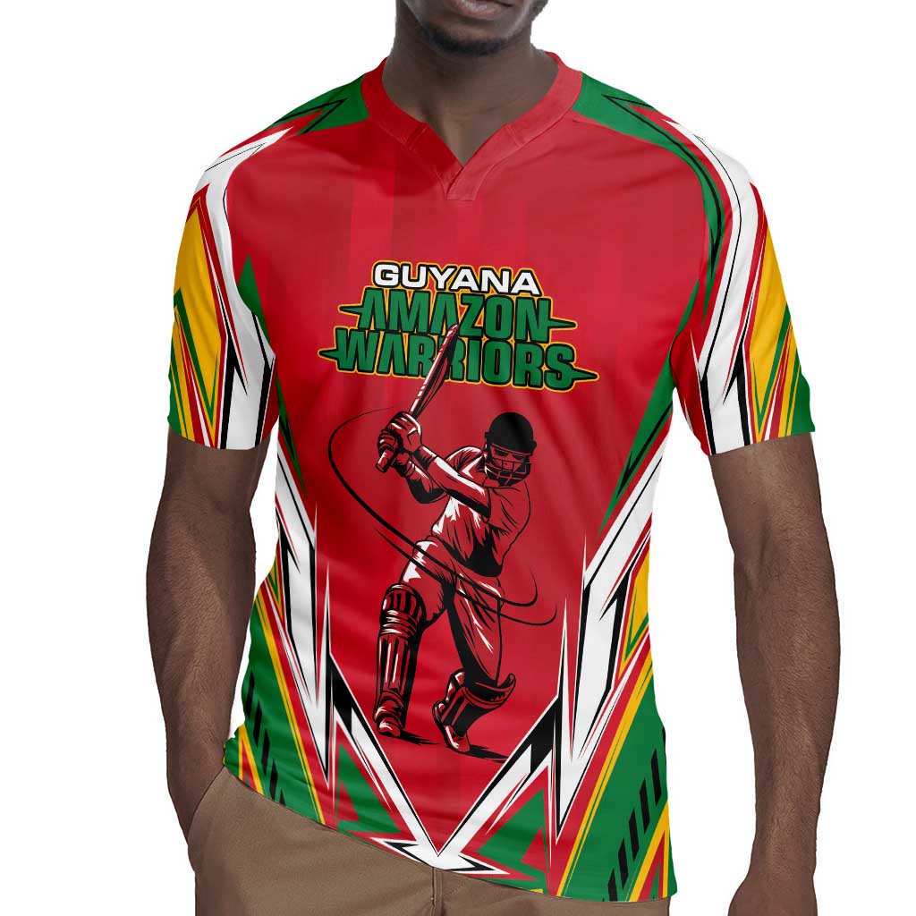 Guyana Cricket Amazon Warriors Custom Rugby Jersey Go Champion - African Pride