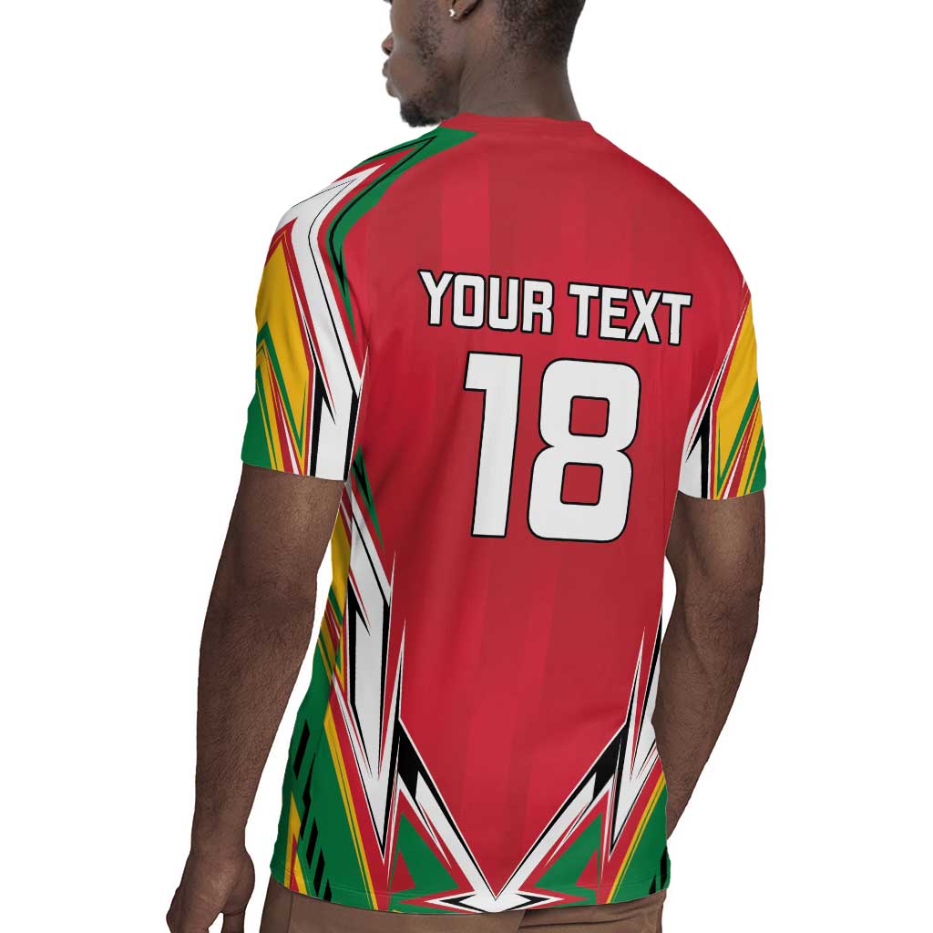 Guyana Cricket Amazon Warriors Custom Rugby Jersey Go Champion - African Pride