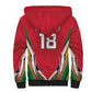 Guyana Cricket Amazon Warriors Custom Sherpa Hoodie Go Champion - African Pride