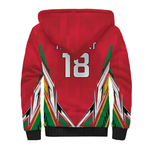 Guyana Cricket Amazon Warriors Custom Sherpa Hoodie Go Champion - African Pride