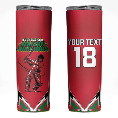 Guyana Cricket Amazon Warriors Custom Skinny Tumbler Go Champion - African Pride