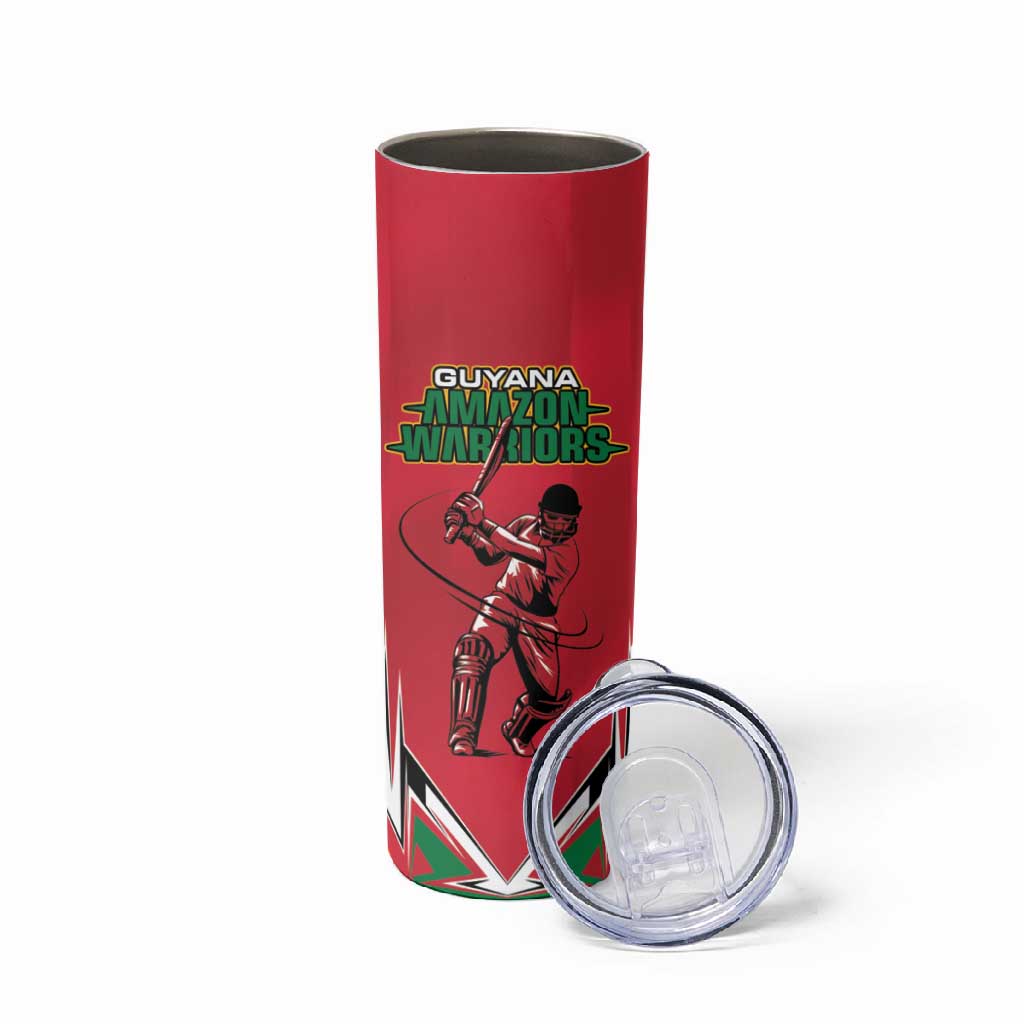 Guyana Cricket Amazon Warriors Custom Skinny Tumbler Go Champion - African Pride