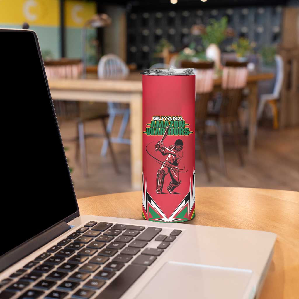 Guyana Cricket Amazon Warriors Custom Skinny Tumbler Go Champion - African Pride
