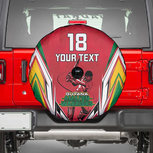 Guyana Cricket Amazon Warriors Custom Spare Tire Cover Go Champion - African Pride