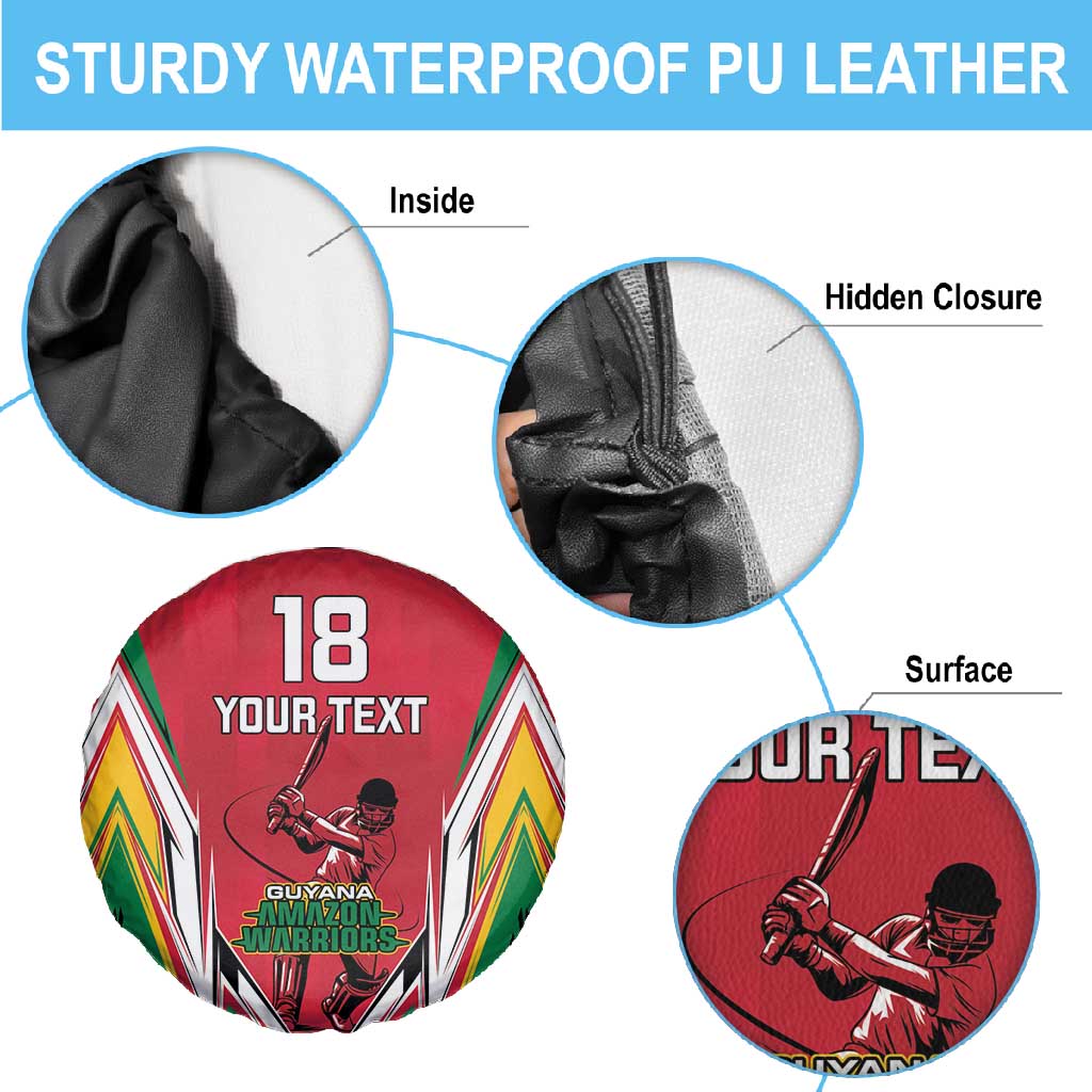 Guyana Cricket Amazon Warriors Custom Spare Tire Cover Go Champion - African Pride