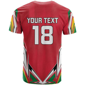 Guyana Cricket Amazon Warriors Custom T shirt Go Champion - African Pride