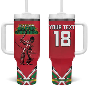 Guyana Cricket Amazon Warriors Custom Tumbler With Handle Go Champion - African Pride