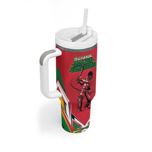 Guyana Cricket Amazon Warriors Custom Tumbler With Handle Go Champion - African Pride