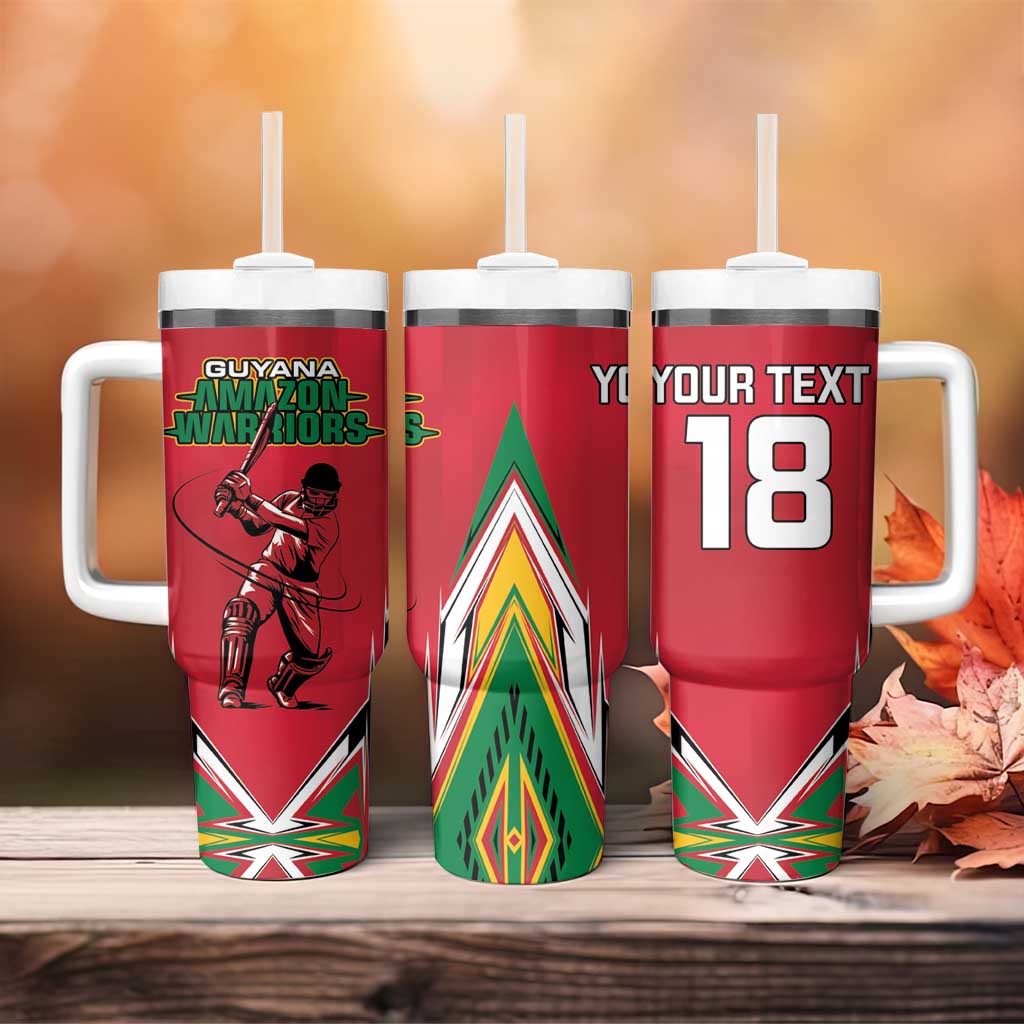Guyana Cricket Amazon Warriors Custom Tumbler With Handle Go Champion - African Pride