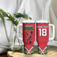 Guyana Cricket Amazon Warriors Custom Tumbler With Handle Go Champion - African Pride