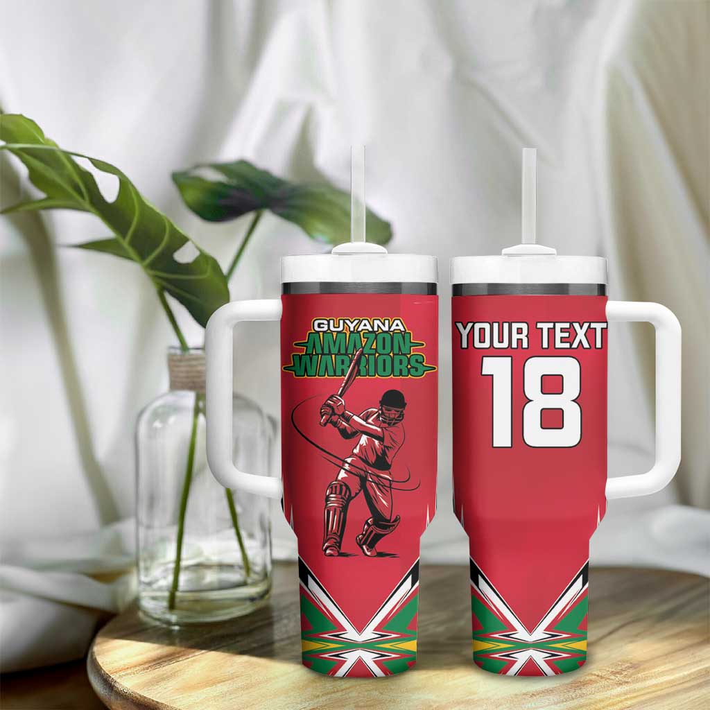 Guyana Cricket Amazon Warriors Custom Tumbler With Handle Go Champion - African Pride
