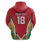 Guyana Cricket Amazon Warriors Custom Zip Hoodie Go Champion - African Pride