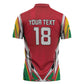 Guyana Cricket Amazon Warriors Custom Zipper Polo Shirt Go Champion