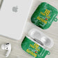 One Team One Game Guyana Football Custom AirPods Case Pride Of Guyana Green Version