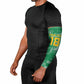 One Team One Game Guyana Football Custom Arm Sleeves Pride Of Guyana Green Version