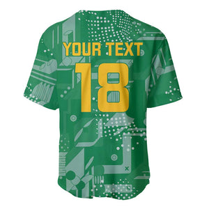 One Team One Game Guyana Football Custom Baseball Jersey Pride Of Guyana Green Version - African Pride