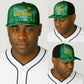 One Team One Game Guyana Baseball Net Cap Pride Of Guyana Green Version - African Pride