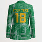 One Team One Game Guyana Football Custom Blazer Pride Of Guyana Green Version
