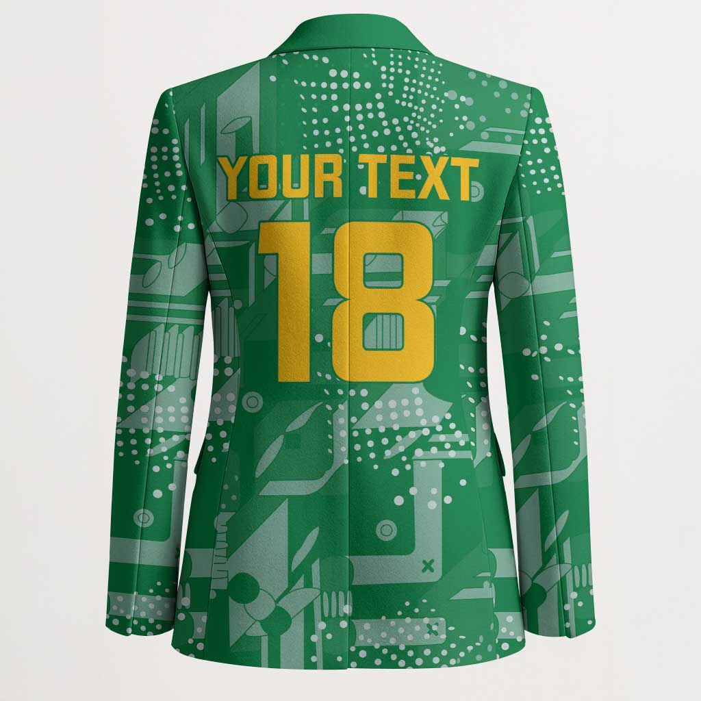 One Team One Game Guyana Football Custom Blazer Pride Of Guyana Green Version