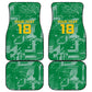 One Team One Game Guyana Football Custom Car Mats Pride Of Guyana Green Version - African Pride