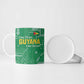 One Team One Game Guyana Football Custom Ceramic Mug Pride Of Guyana Green Version