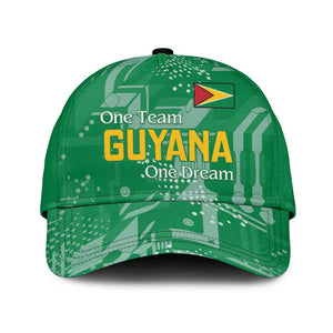 One Team One Game Guyana Classic Cap Pride Of Guyana Green Version - African Pride