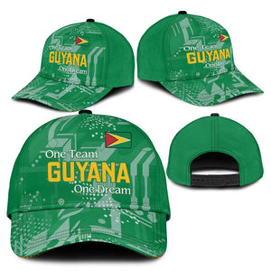 One Team One Game Guyana Classic Cap Pride Of Guyana Green Version - African Pride
