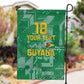 One Team One Game Guyana Football Custom Garden Flag Pride Of Guyana Green Version - African Pride