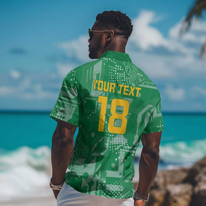 One Team One Game Guyana Football Custom Hawaiian Shirt Pride Of Guyana Green Version - African Pride