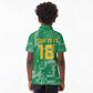 One Team One Game Guyana Football Custom Kid Polo Shirt Pride Of Guyana Green Version - African Pride