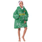 One Team One Game Guyana Football Custom Kid Wearable Blanket Hoodie Pride Of Guyana Green Version - African Pride