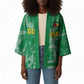 One Team One Game Guyana Football Custom Kimono Pride Of Guyana Green Version