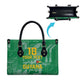 One Team One Game Guyana Football Custom Leather Bag Pride Of Guyana Green Version