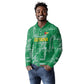 One Team One Game Guyana Football Custom Long Sleeve Polo Shirt Pride Of Guyana Green Version - African Pride
