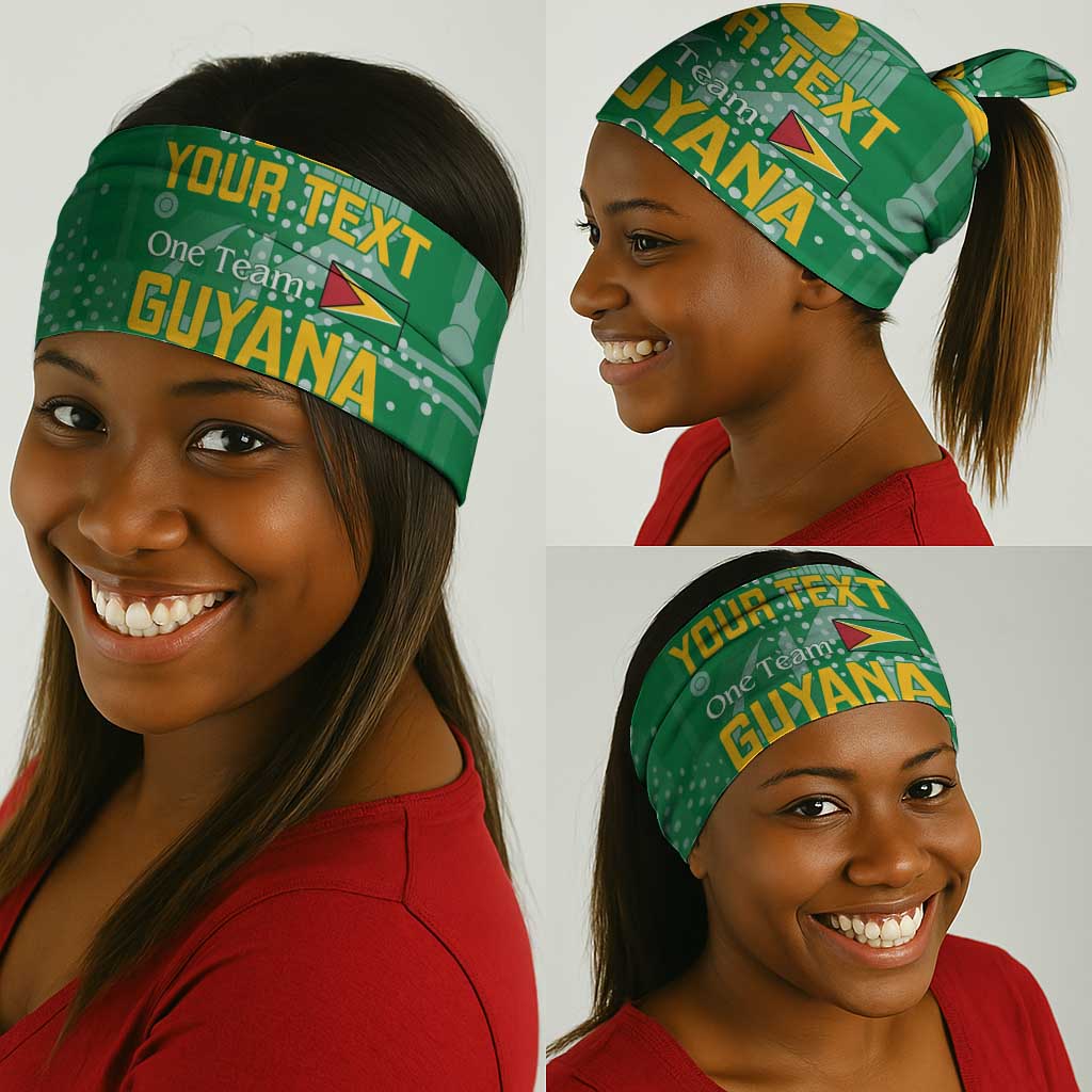 One Team One Game Guyana Football Custom Neck Gaiter Pride Of Guyana Green Version - African Pride