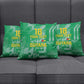 One Team One Game Guyana Football Custom Pillow Cover Pride Of Guyana Green Version