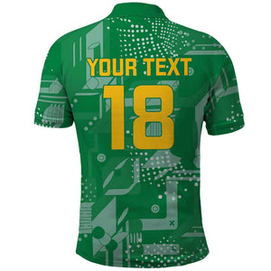 One Team One Game Guyana Football Custom Polo Shirt Pride Of Guyana Green Version - African Pride