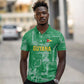 One Team One Game Guyana Football Custom Polo Shirt Pride Of Guyana Green Version - African Pride