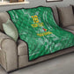 One Team One Game Guyana Football Custom Quilt Pride Of Guyana Green Version - African Pride