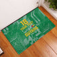 One Team One Game Guyana Football Custom Rubber Doormat Pride Of Guyana Green Version - African Pride