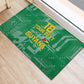 One Team One Game Guyana Football Custom Rubber Doormat Pride Of Guyana Green Version - African Pride