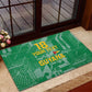 One Team One Game Guyana Football Custom Rubber Doormat Pride Of Guyana Green Version - African Pride