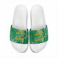 One Team One Game Guyana Football Custom Slide Sandals Pride Of Guyana Green Version