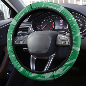 One Team One Game Guyana Football Steering Wheel Cover Pride Of Guyana Green Version - African Pride