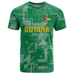 One Team One Game Guyana Football Custom T shirt Pride Of Guyana Green Version - African Pride