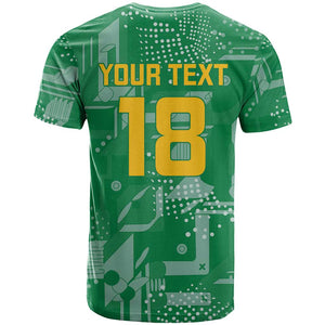 One Team One Game Guyana Football Custom T shirt Pride Of Guyana Green Version - African Pride