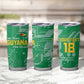 One Team One Game Guyana Football Custom Tumbler Cup Pride Of Guyana Green Version - African Pride